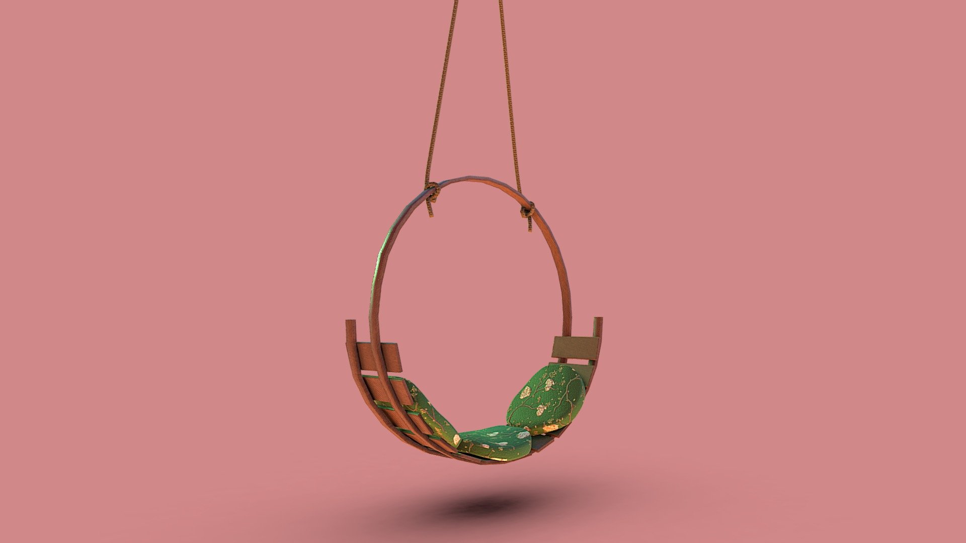Garden Swing Chair - 3D model by hirairmak 3d model
