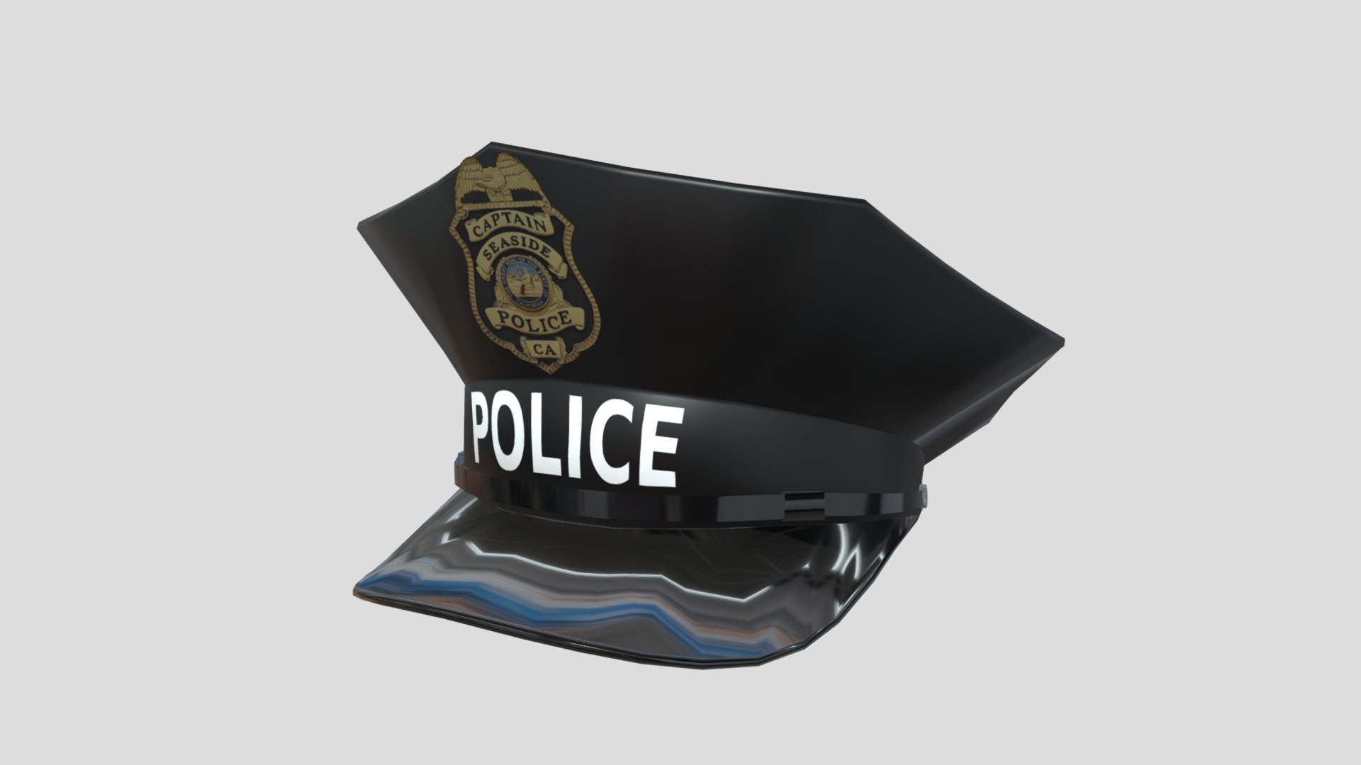 This is the iconic American octagonal police cap.

The clan and the brim are made of different materials, but if you unify them in a rubber style, it will look like party goods.









For Sketchfab's convenience, the time when direct sales will be available is yet to be determined.

If you want to go to an external sales site, you can do so via the following tweet.
https://twitter.com/ayuyatest/status/1494673072602841092?s=20&amp;t=wNkYeS8n8-PkG0PPhfVVfA
 - AmericanPoliceCap8 - 3D model by ayumi ikeda (@rxf10240) 3d model