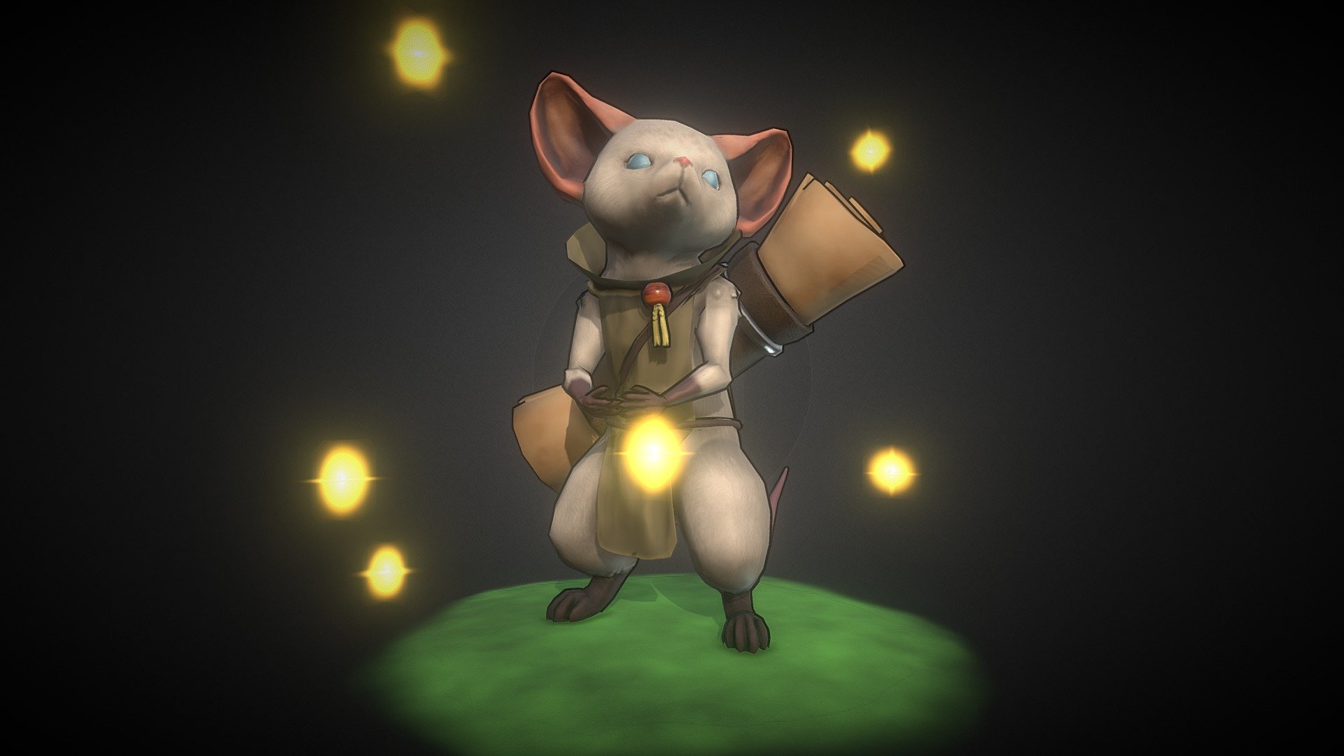 I found this nice concept art of mouse and i really wanted to made 3D model of it.
Here is link to Image: https://ovopack.tumblr.com/post/182584894290/mouse-week
I hope you will like my model of this great character! - Mouse Model by Sebastian Kowalik - 3D model by Sebastian Kowalik (@okamino) 3d model