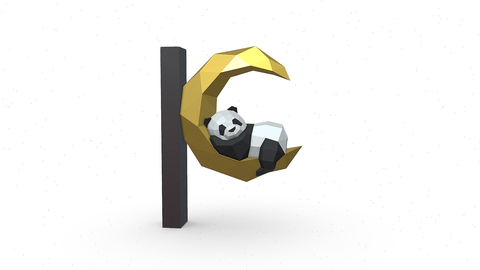 Panda - 3D model by PolyArt (@ivan2020) 3d model