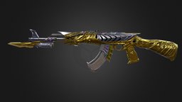 CrossFires AK47 KNIFE BORN BEAST IMPERIAL GOLD crossfire
