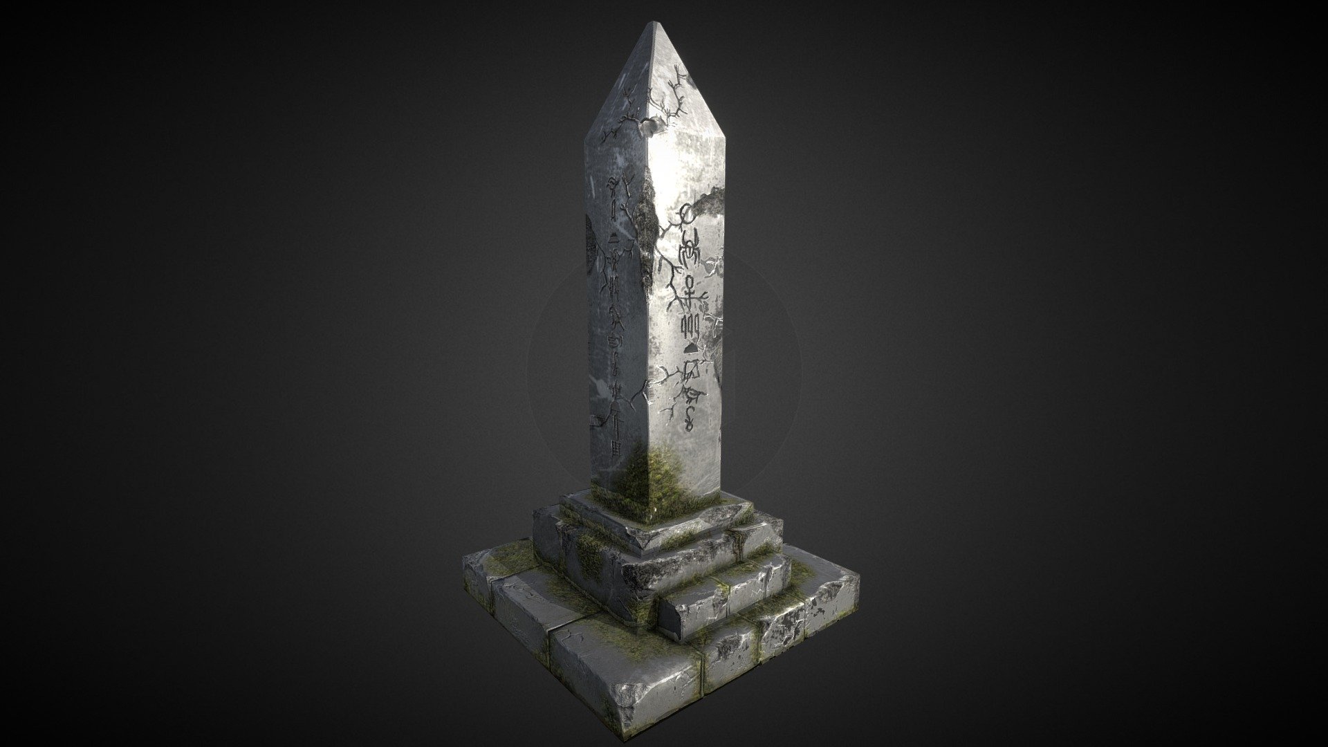 Tests for sculpting in Zbrush + Baking Maps
Inspired by James Wappel miniature work
http://wappellious.blogspot.com/2013/09/standing-for-all-time.html - Obelisk - Buy Royalty Free 3D model by PixGrinder 3d model