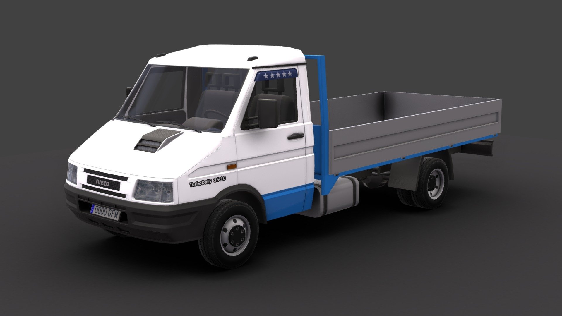 Iveco Daily Truck - Buy Royalty Free 3D model by codexito 3d model