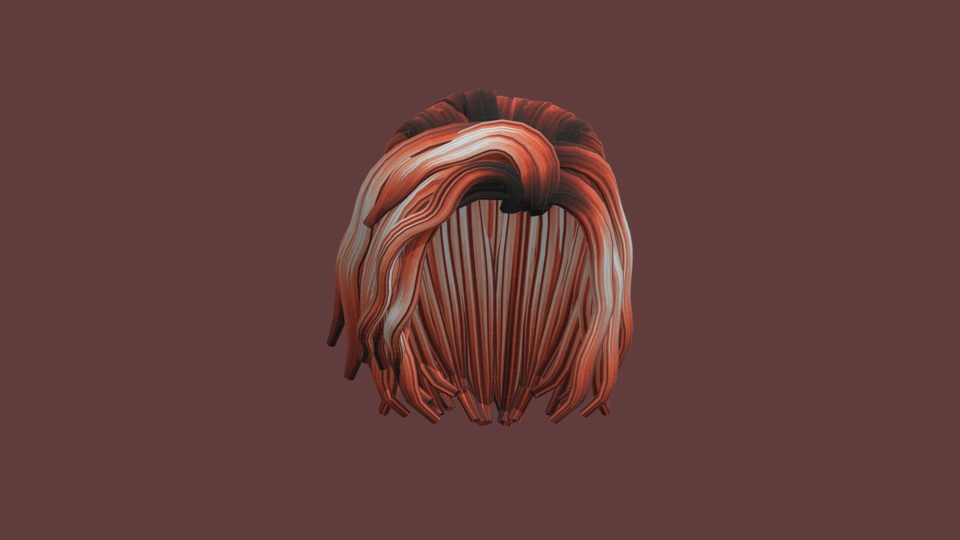hairs, modeled in Blender

4883 vertices

free to use 

no backface culling issue.
 - hair 1 - Download Free 3D model by fizzanoor6214 3d model