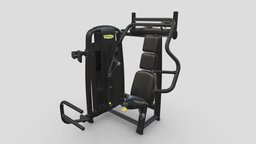 Technogym Selection Chest Press bike, room, cross, set, stepper, cycle, sports, fitness, gym, equipment, vr, ar, exercise, treadmill, training, professional, machine, commercial, fit, weight, workout, excite, weightlifting, elliptical, 3d, home, sport, gyms, myrun