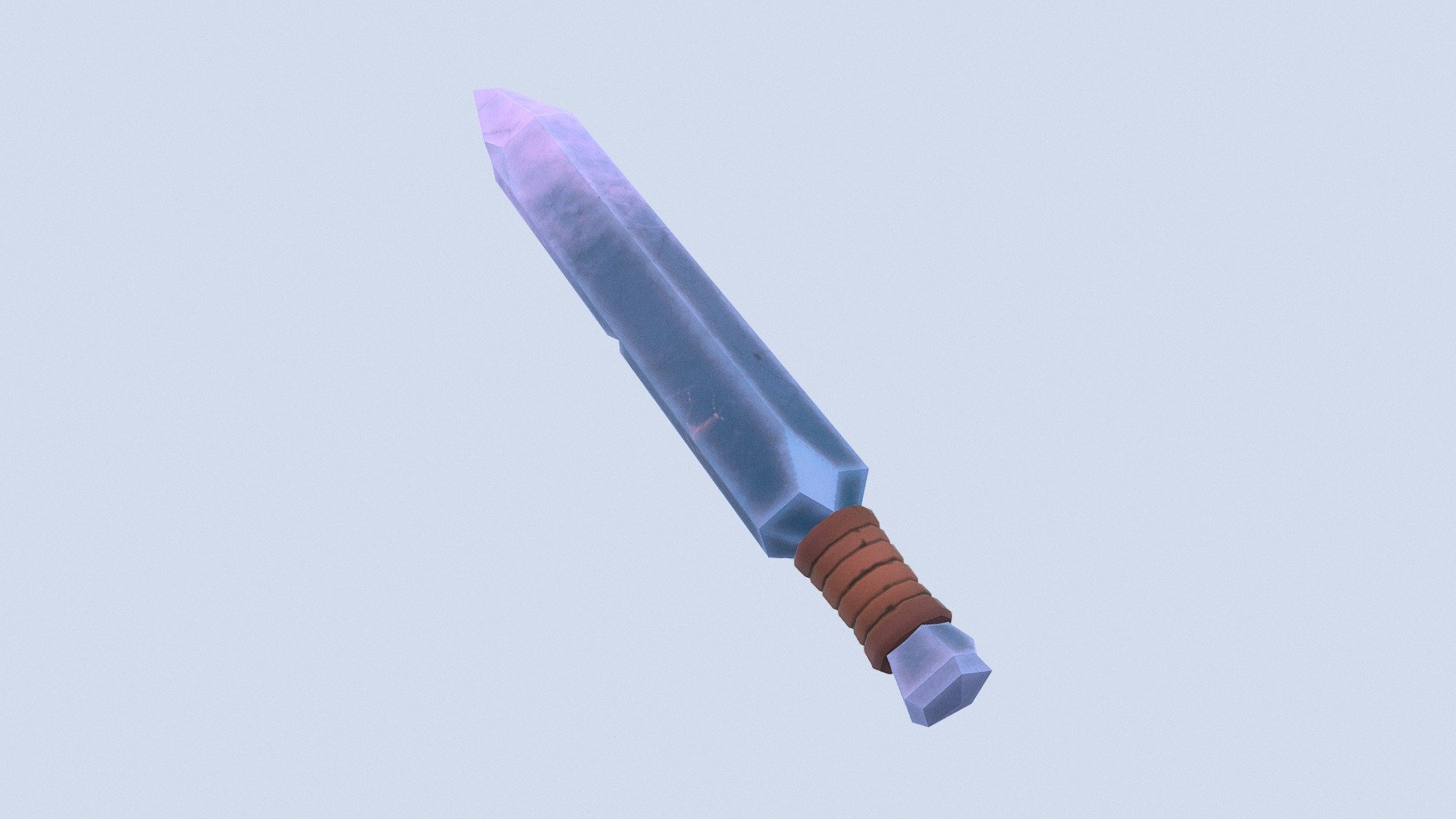 Going to try to do one sword a day for Swordtember! Not much time today, but the theme is Crystal. I imagine this as a small dagger kept in a boot or stashed away in the cloak of a druid or warlock. Can be used as a magical focus! - Swordtember Day One: Crystal - Buy Royalty Free 3D model by Cassidy Elem (@cassidyelem) 3d model