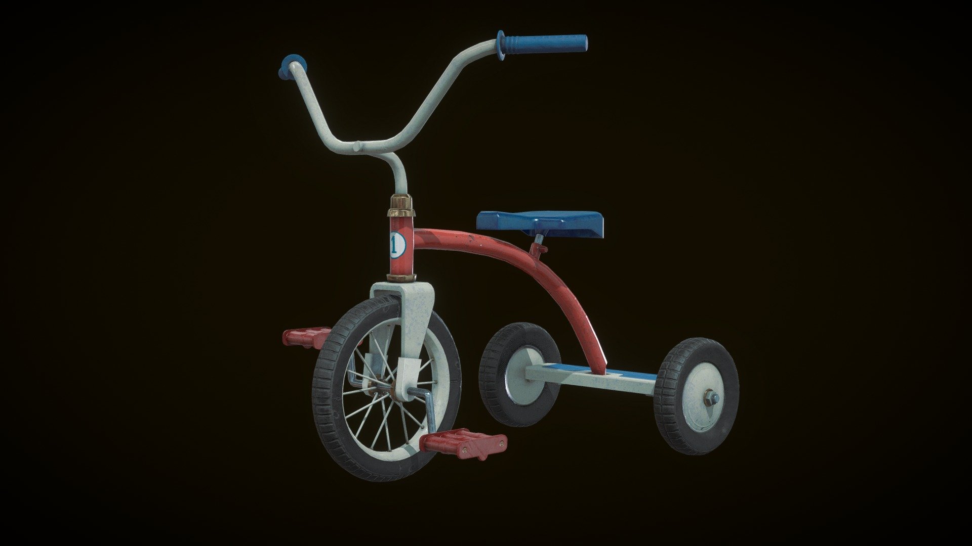1212 - USSR Tricycle - 3D model by ESs_3D (@SplashKid) 3d model