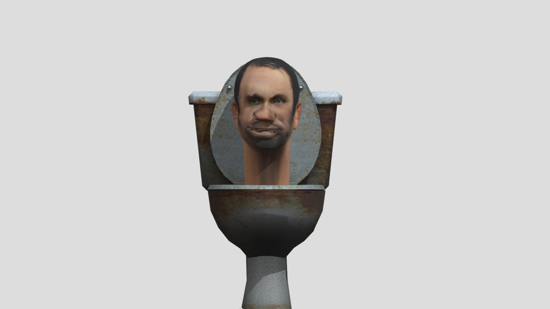 skibidi toilet (toilet male_8 ) - Download Free 3D model by pamm (@daeboommmm) 3d model