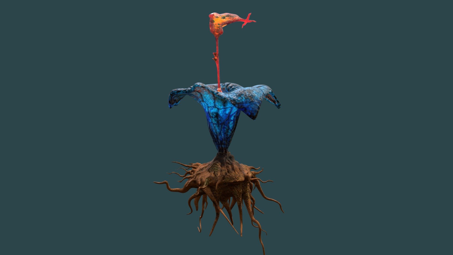 I created this assets for an Felucia environment, It looks like a giant tulip with a glowing wick. Asset was created using Blender and Substance Painter.

If you are interested in more I do, you can check out my post on Artstation: https://www.artstation.com/artwork/xYEBYW - Tulip - Felucia plant - 3D model by phil_creations 3d model