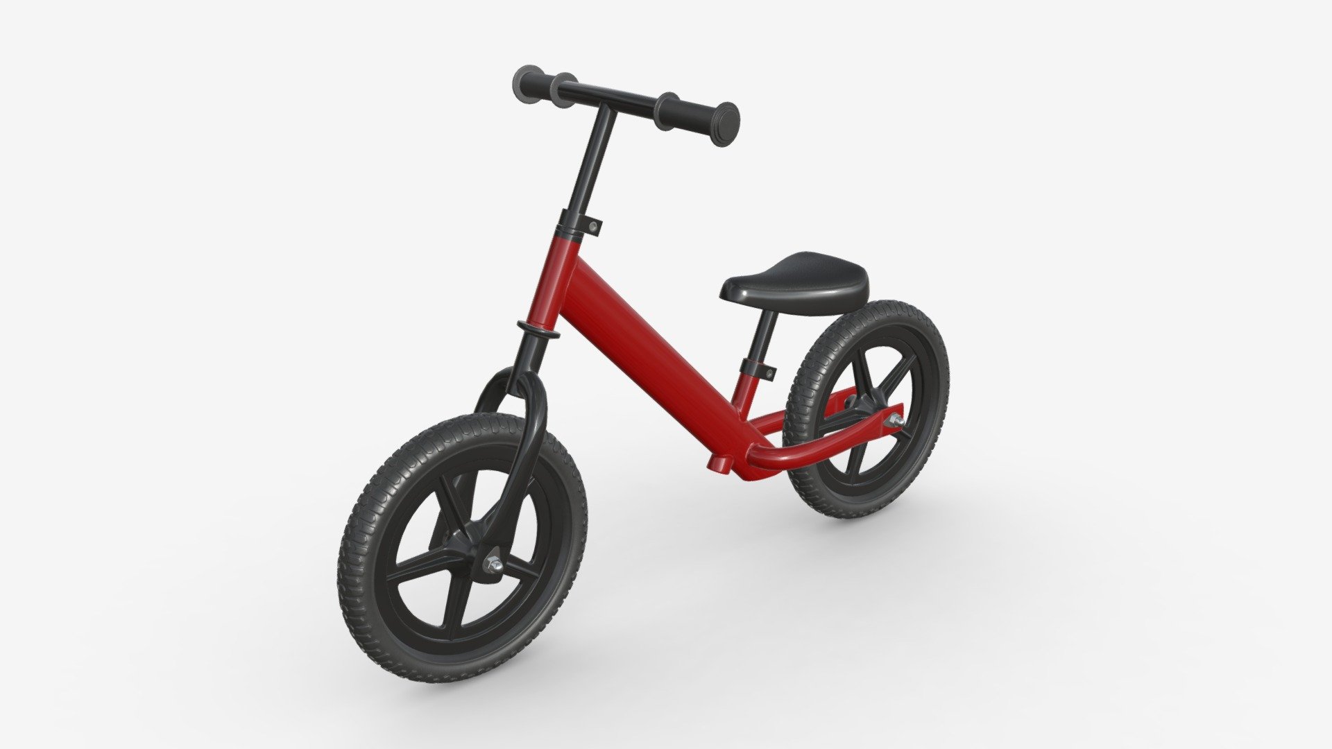Children classic balance bike - Buy Royalty Free 3D model by HQ3DMOD (@AivisAstics) 3d model