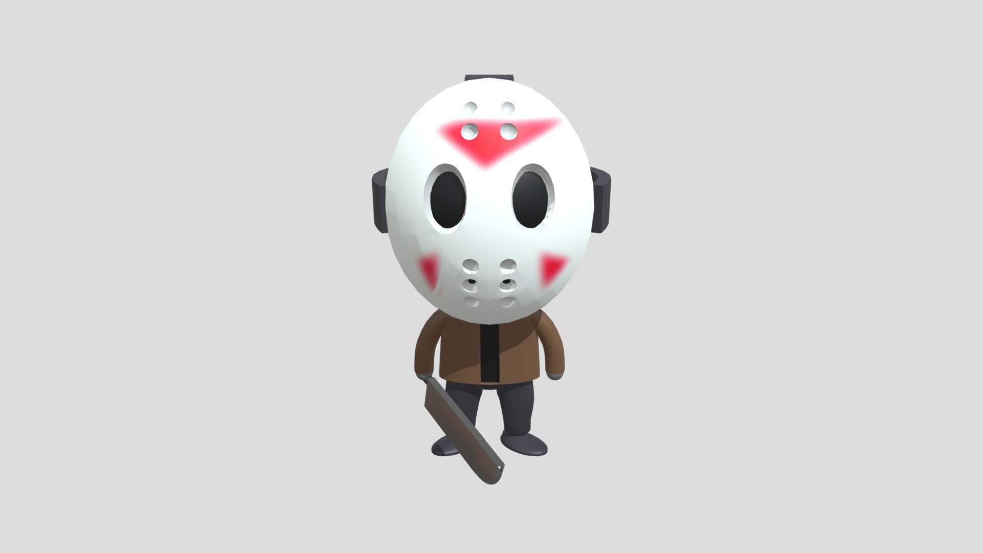 Plushie like version of Jason Voorhees from Friday the 13th - Cutie Voorhees - Download Free 3D model by Jeremy Bleau (@JeremyBleau) 3d model
