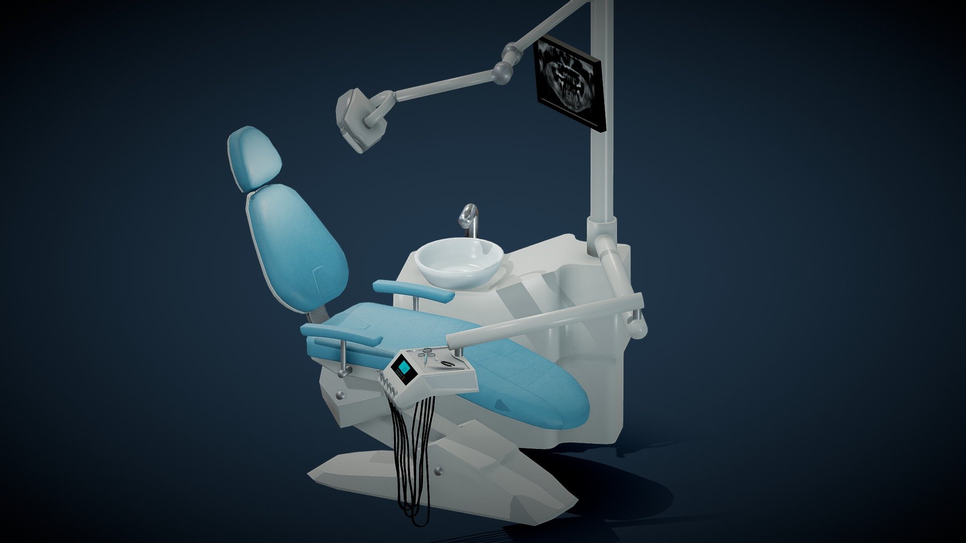 Designed in Blender




Low poly mesh


 - Dentist Chair Low Poly - 3D model by karolins_arts 3d model