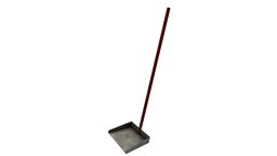 Shovel (Low Poly, Game Ready) trowel, garden, prop, trash, scoop, garbage, metal, broom, pbr-game-ready, unity3d