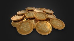 Small Pile-O Faz Coins coin, freddy, fnaf, faz_coin
