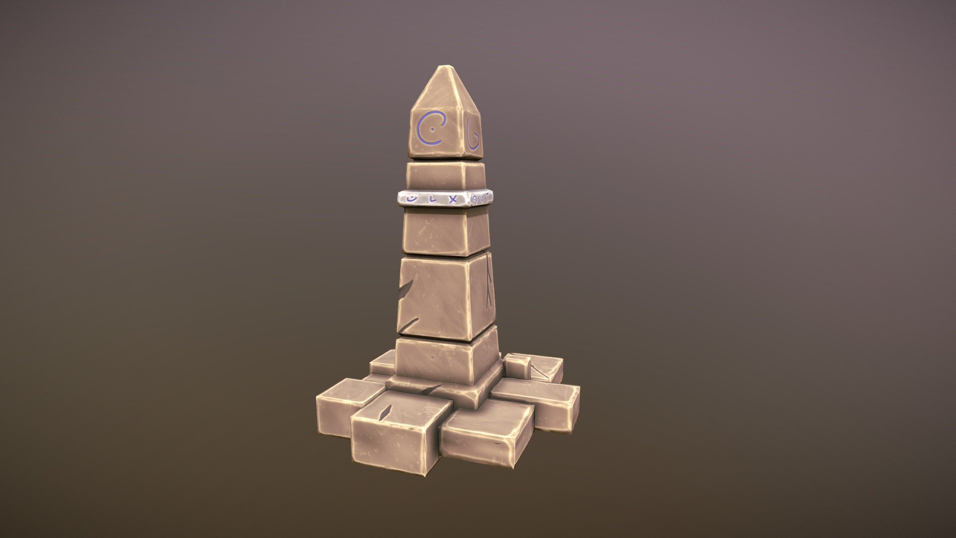 Stylized Egypt Obelisk - Download Free 3D model by Wah Marco (@Wahmarco) 3d model