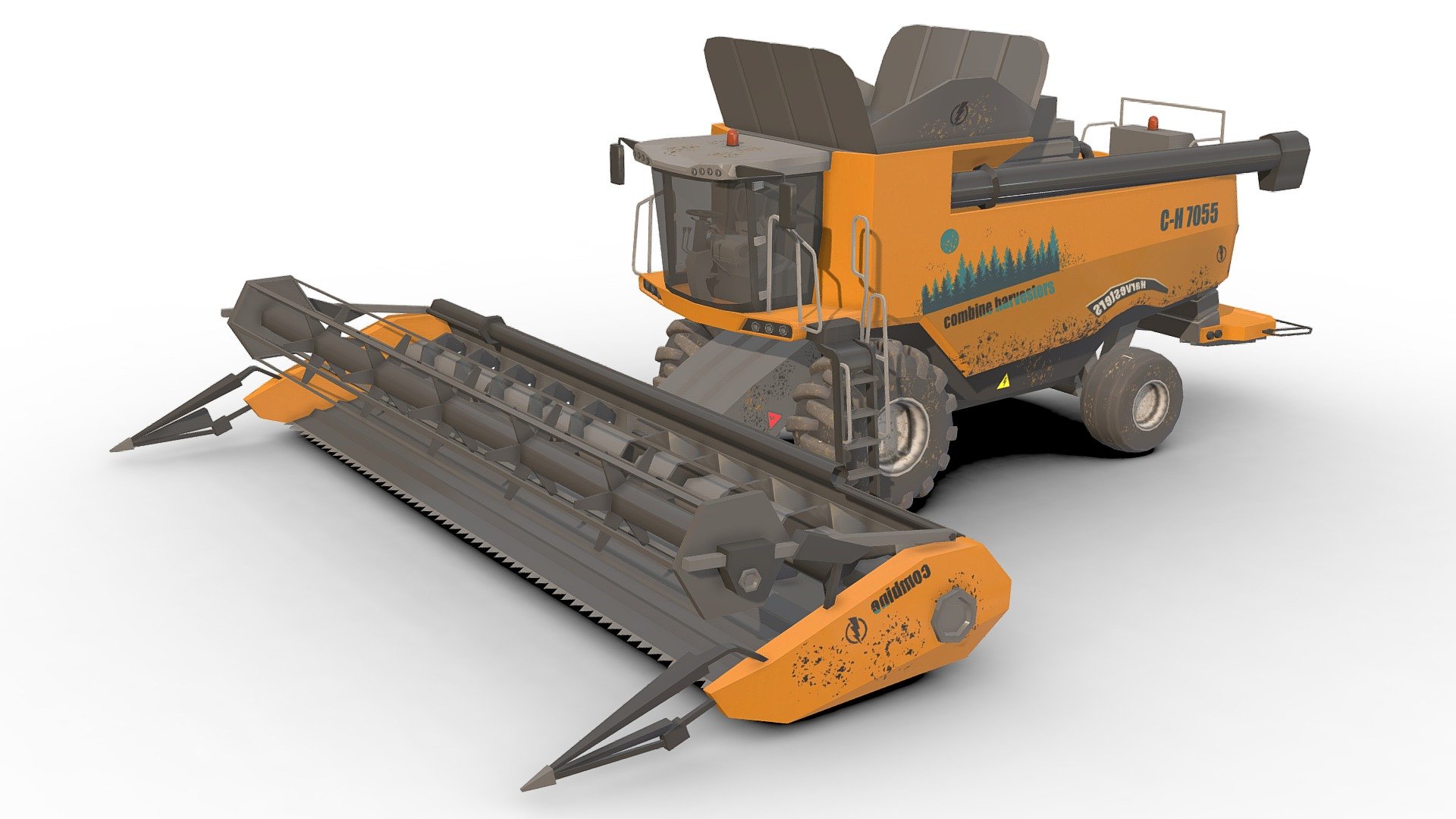 Combine truck .

You can use these models in any game and project.

This model is made with order and precision.

Separated parts (bodys. wheels.Steer).

Very Low- Poly.

Truck have separate parts.

Average poly count: 19,000 tris.

Texture size: 2048 / 1024 (PNG).

Number of textures: 2.

Number of materials: 3.

Format: Fbx / Obj / 3DMax .

Wait for my new models.. Your friend (Sidra) 3d model