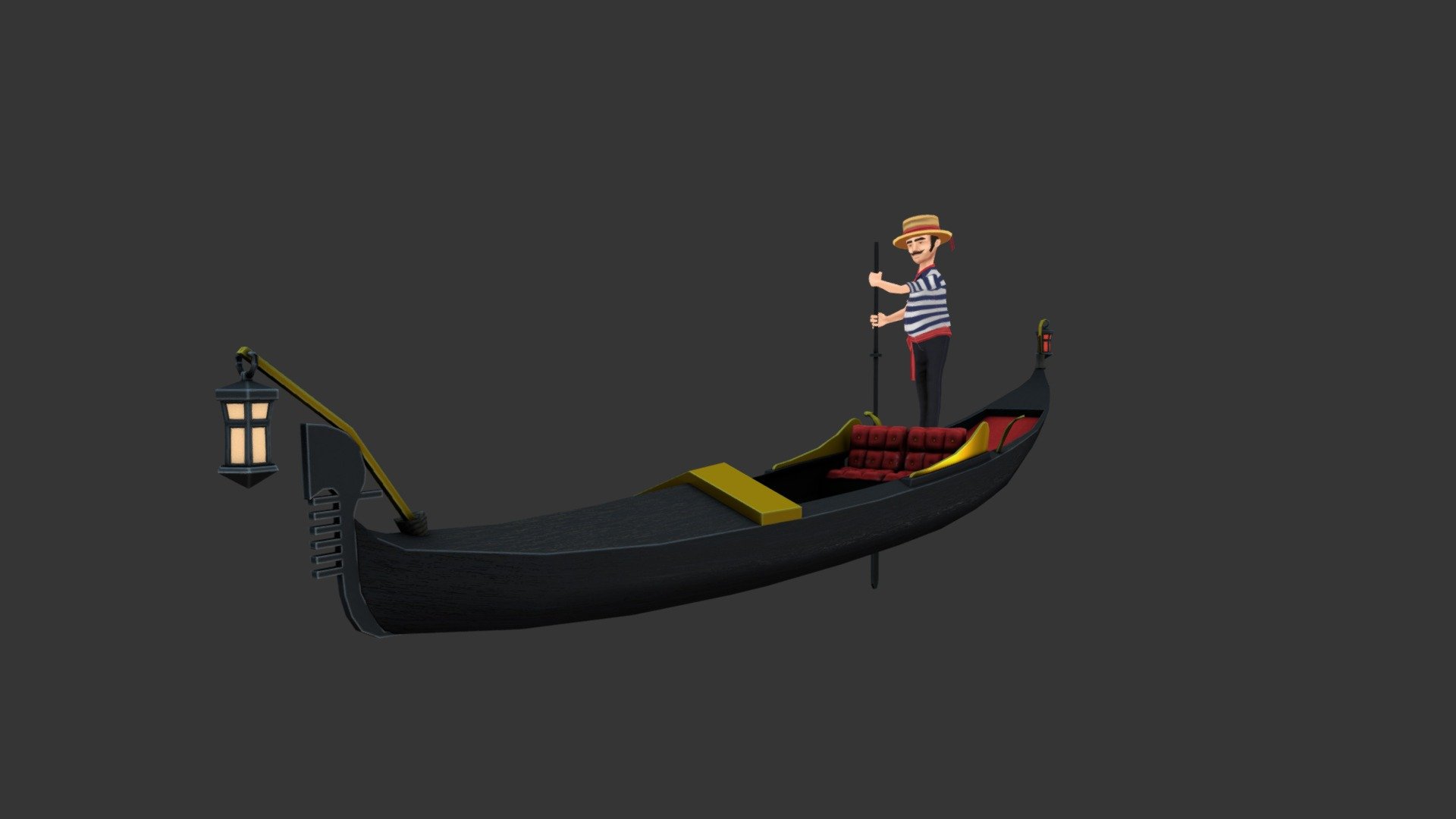 3D model in fbx format

2048 texture 

rigged with mixamo and corrected by hand,

compatible with mixamo animation

compatible with Unity generic/ humanoid rig

Comes with blend file with RIG - Character Italian Venetian Gondolier Lowpoly - Buy Royalty Free 3D model by mahrcheen 3d model