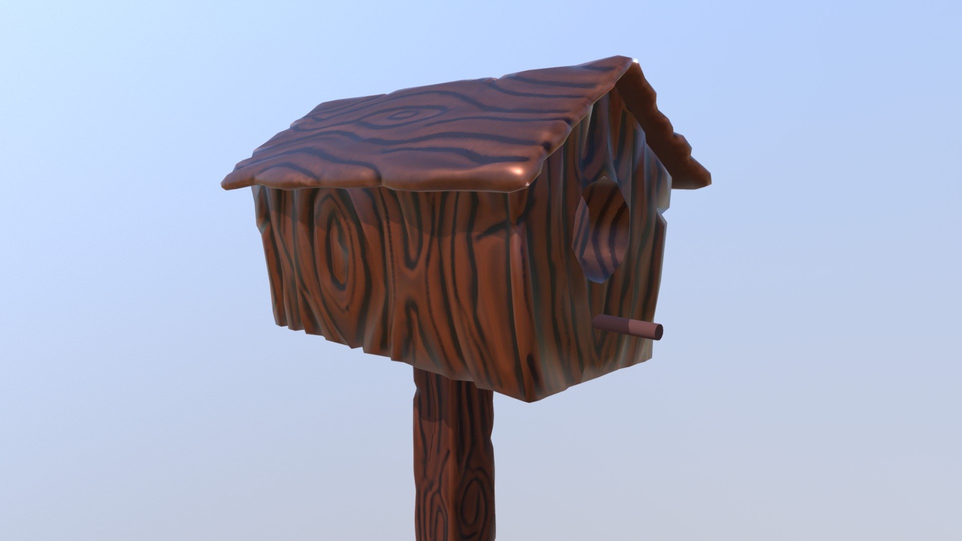 I have a cartoon birdhouse,polys are low so it can be used for games,
cheers 3d model