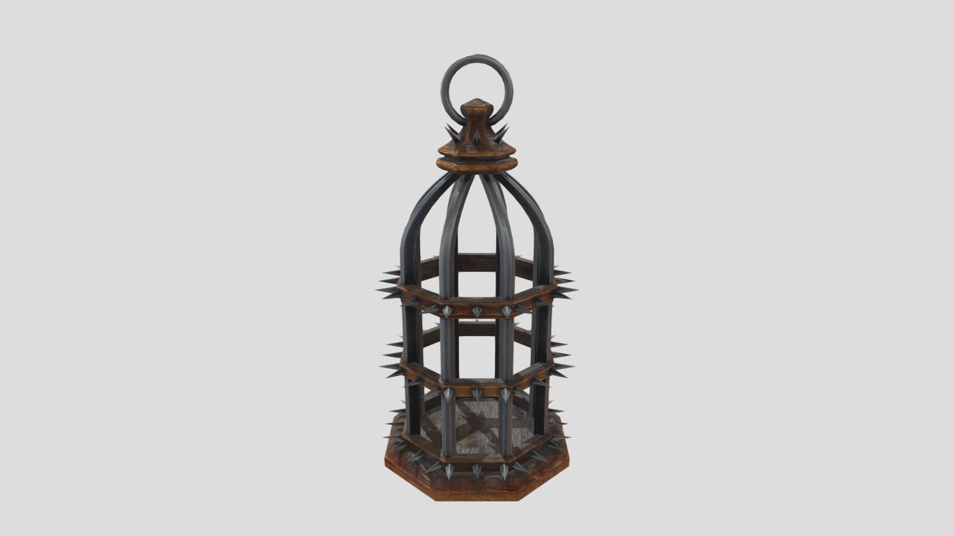 Midieval cage for a torture chamber/dungeon environment 3d model