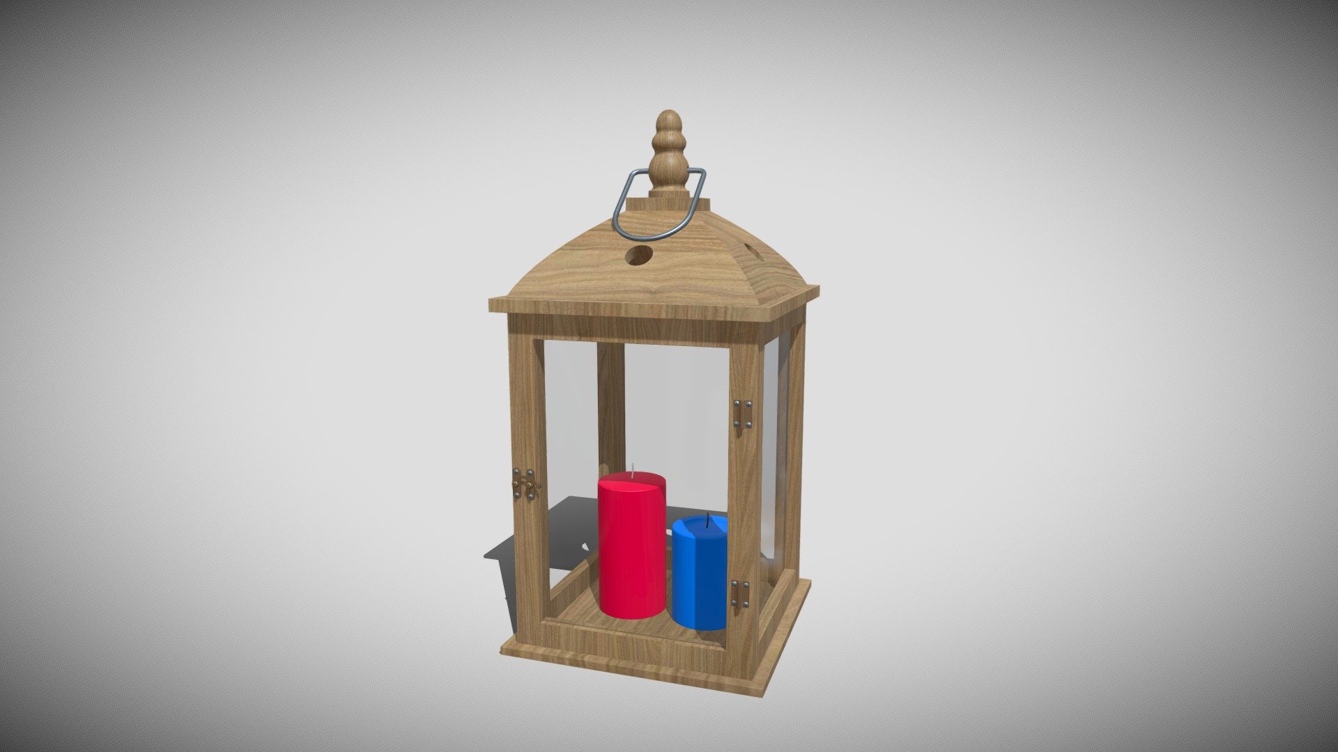 Detailed model of a Wood Lantern, modeled in Cinema 4D.The model was created using approximate real world dimensions.

The model has 12,196 polys and 11,988 vertices.

An additional file has been provided containing the original Cinema 4D project files, textures and other 3d export files such as 3ds, fbx and obj 3d model