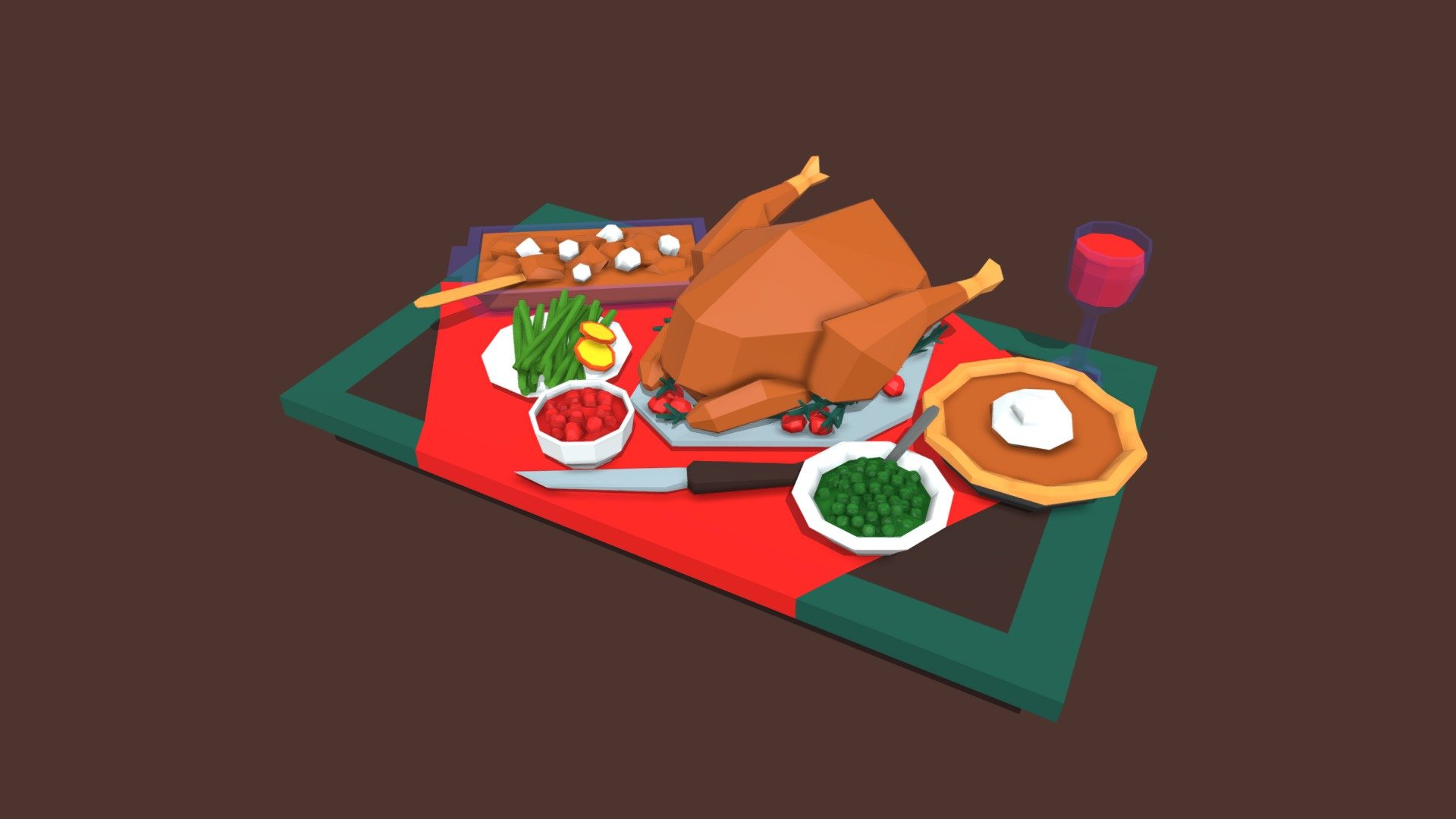 Finally, a turkey you don't have to baste!

Imported from Poly (#0tUloNyusR_) - Happy Thanksgiving - Download Free 3D model by djcarson 3d model