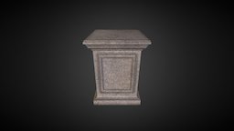 Pedestal de piedra/Stone pedestal 