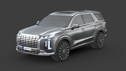 Hyundai Palisade 2023 modern, power, vehicles, tire, cars, suv, drive, luxury, speed, big, automotive, offroad, hyundai, palisade, off-road, vehicle, lowpoly, futuristic, car, hyundai-palisade