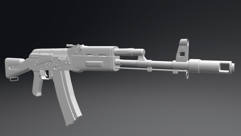 AK 74 - Download Free 3D model by TN_Nomad 3d model