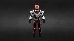 Kamen Rider Geats Magnum Boost 3D Model 