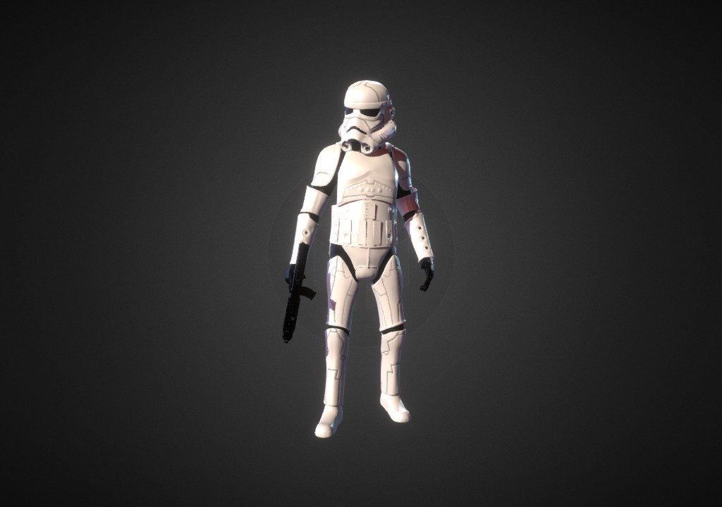 Stormtrooper - 3D model by augustin.dubois 3d model