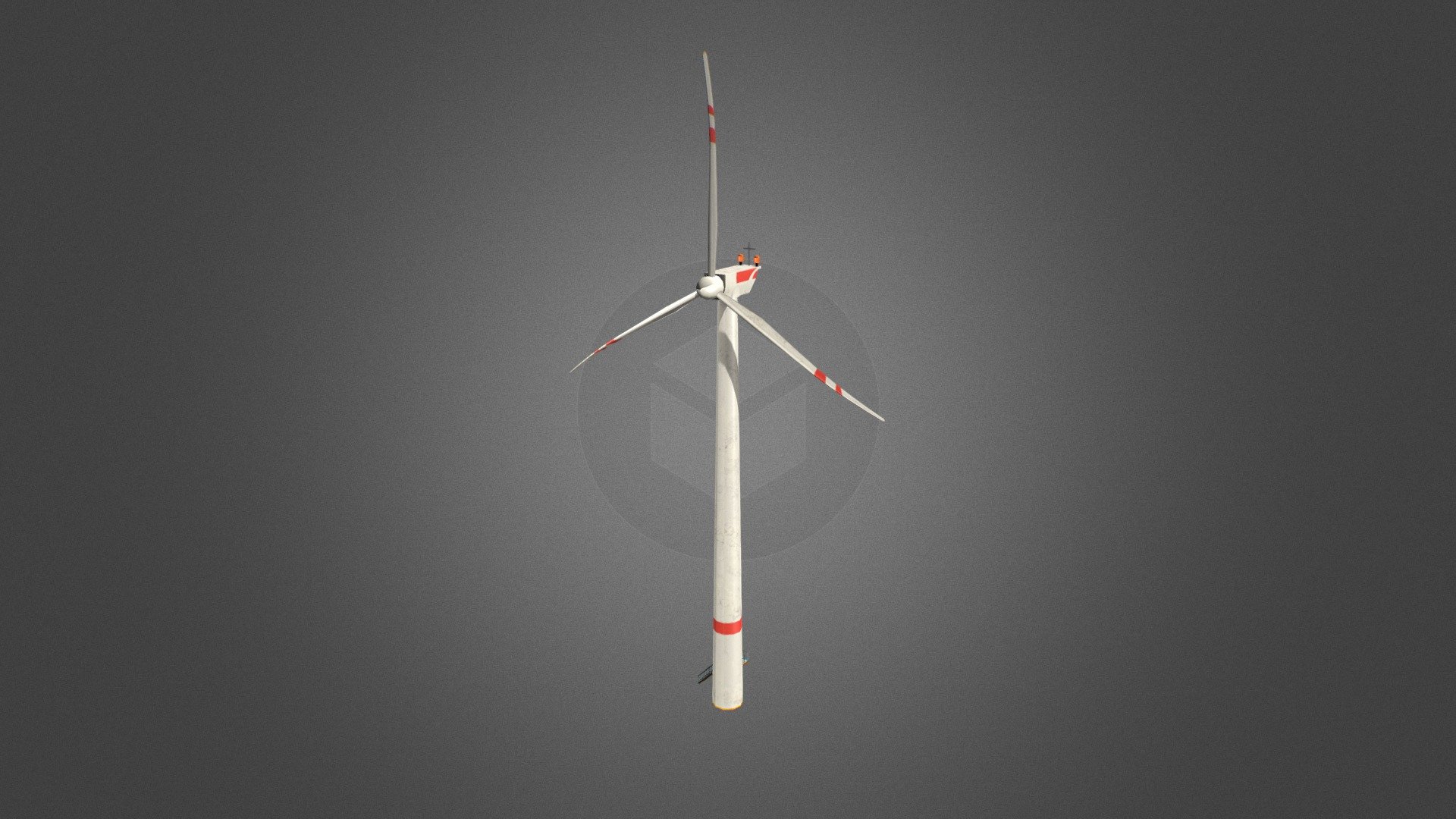 Low poly game-ready 3d model of a Wind turbine for Virtual Reality (VR), Augmented Reality (AR), games and other real-time apps - Wind turbine - Buy Royalty Free 3D model by CG Duck (@cg_duck) 3d model