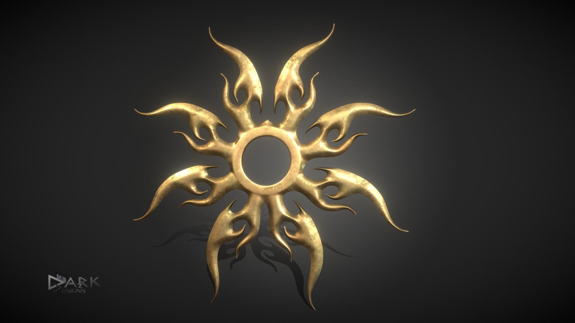 A shiny little piece of Jewelry to praise the Sun in the darkest days.

Made as speed modeling test in maya, 3dcoat and substance painter - Sun Jewelry - 3D model by dark-minaz 3d model