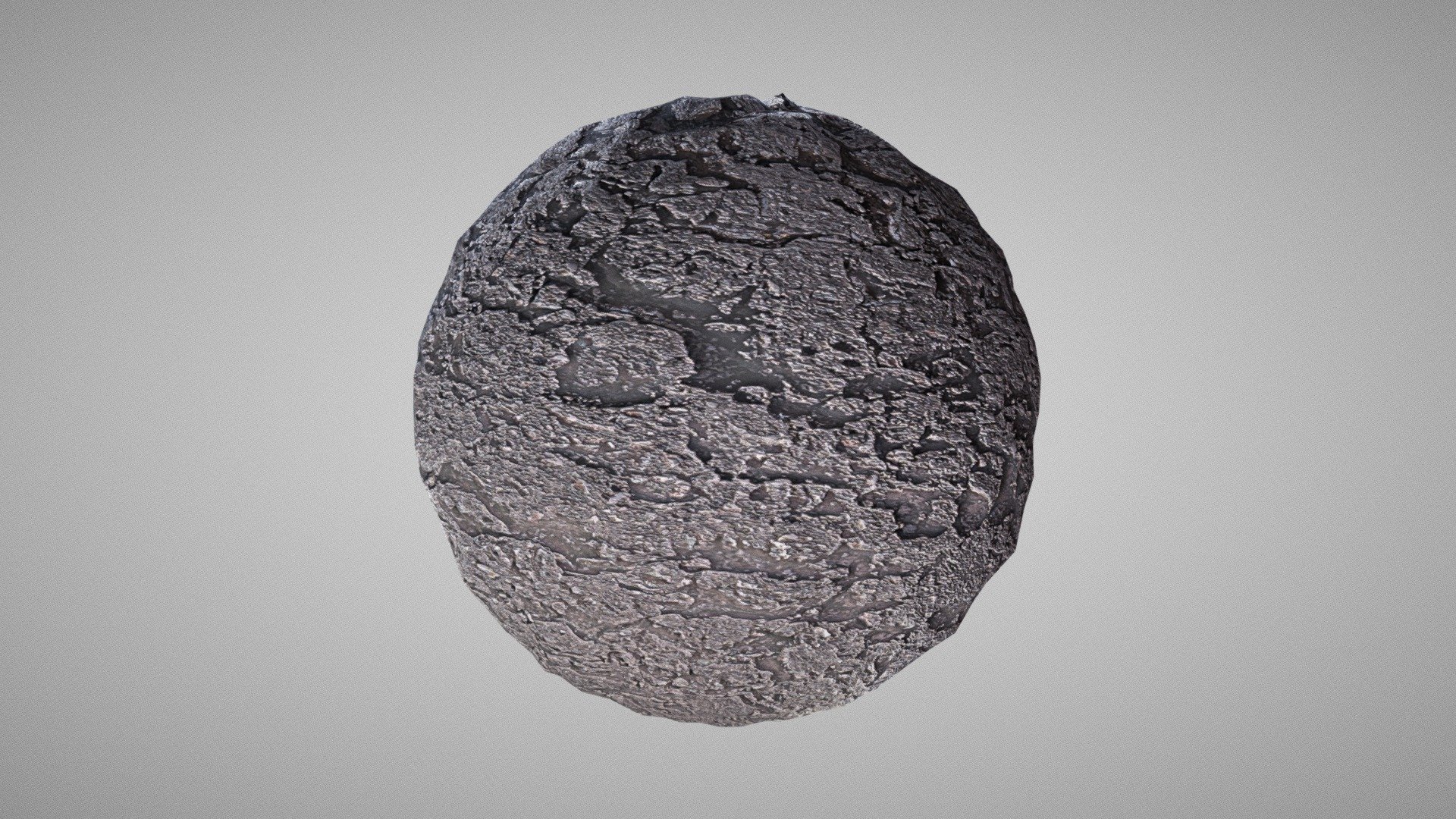 A seamless texture test from photos taken by me of rocky pavement. 

 

 Edited within Photoshop.

 Renders in Maya 3d model