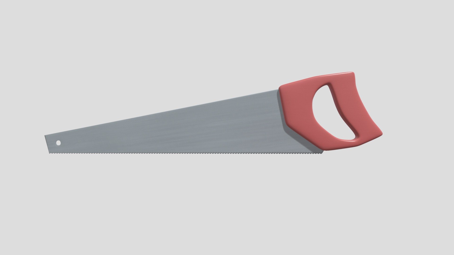 Subdivision Level: 2

Mirrored.

Textures: 1024 x 1024, Two colors on texture: Red, Metallic grey textures.

Materials: 2 - Metal, Handle.

Formats: .stl .obj .fbx .dae .x3d

Origin located on handle-center

Polygons: 42392

Vertices: 20974

I hope you enjoy the model! - Saw - Buy Royalty Free 3D model by Ed+ (@EDplus) 3d model