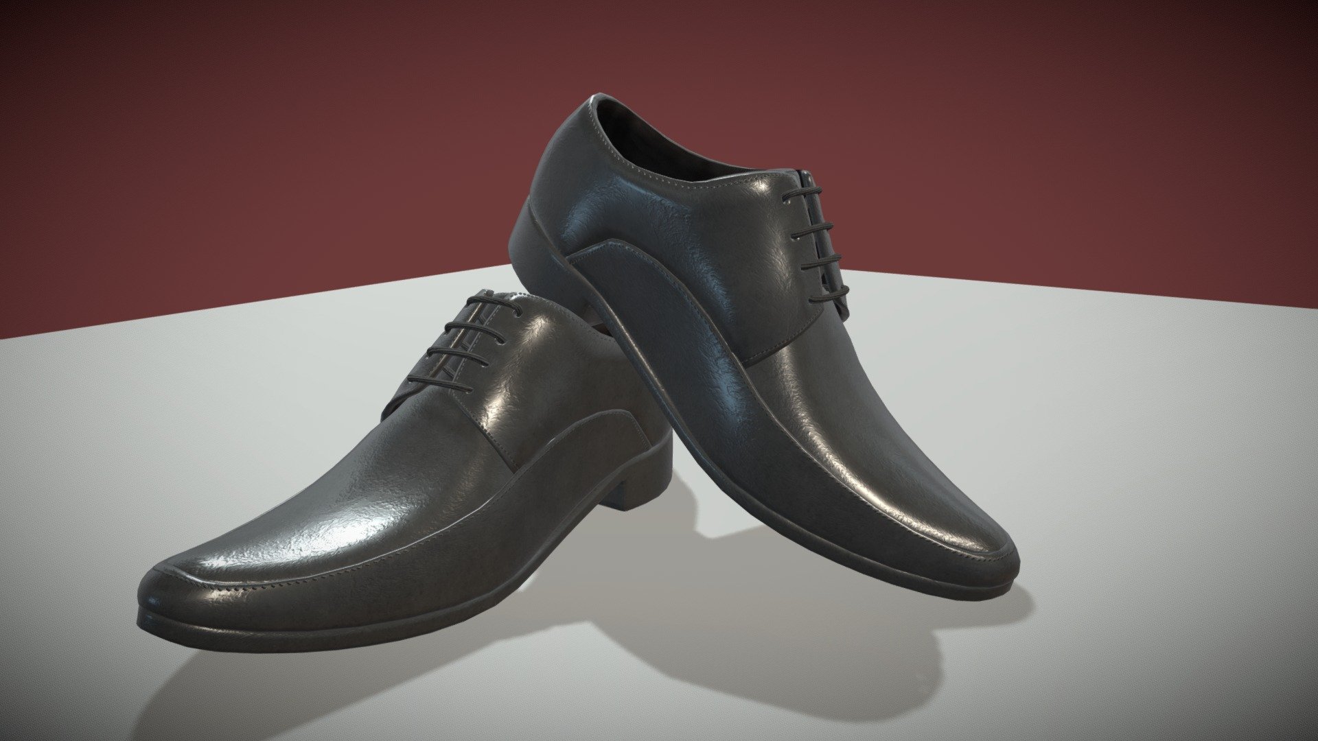 Leather shoes - Leather shoes - Download Free 3D model by nguyenthiutminh0402 3d model