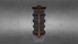 Forge Bellows Animated Hand-Painted PSX/PS1 b3d, rust, prop, rusty, forge, bellows, props, ps1, worldofwarcraft, handpaintedtexture, ironforge, handpainted, blender, gameasset, gimp, bellows-blacksmith, ps1-graphics