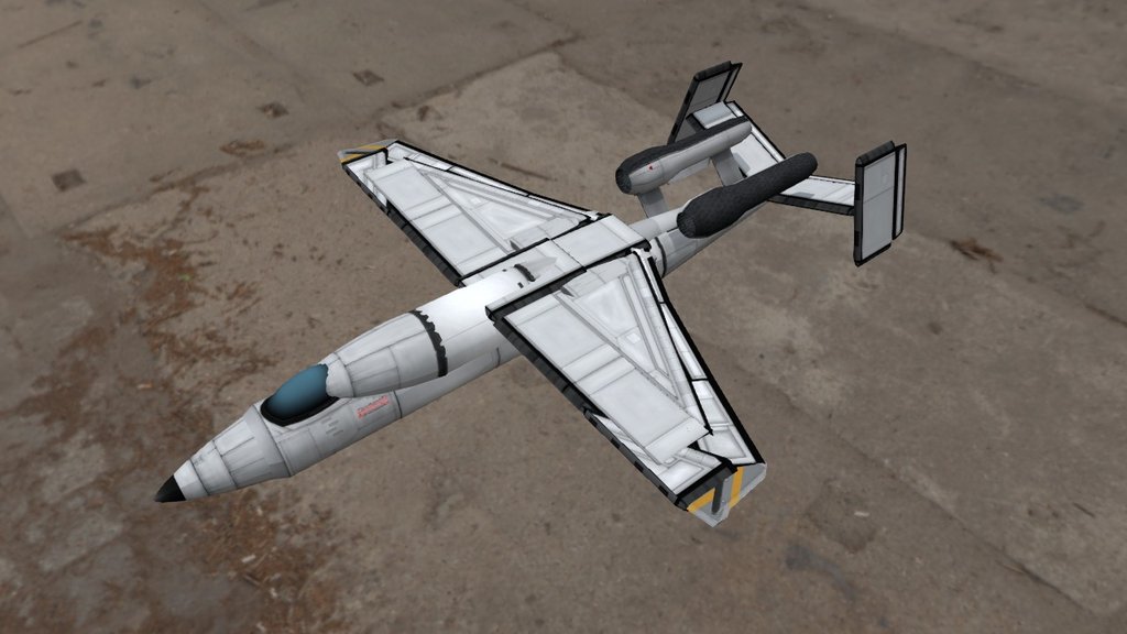 Video &amp; Download: https://youtu.be/ISS0oxq3ECo - Heinkel He 162B "Volksjäger" Dual Pulsejet - 3D model by Carcharoth 3d model
