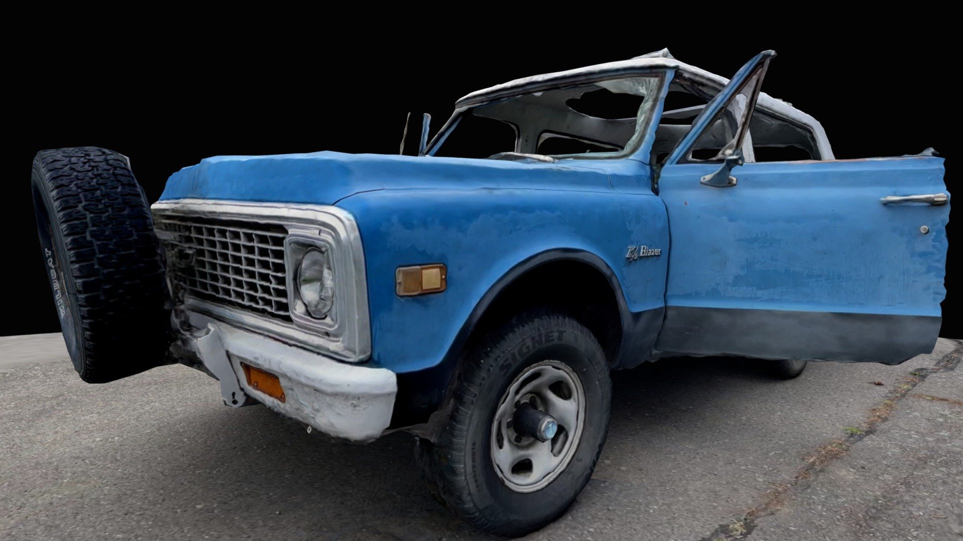 My wife's grandfather, Don McDowell, bought this 1972 Chevy K5 Blazer new.  50 years later I have digitized the exterior and interior in 3D with EveryPoint.  This will be a long term project I will be working on so I will document and share appropriately.  Enjoy......Carlos - 1972 Chevy K5 Blazer - 3D model by EveryPoint 3d model
