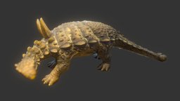 Ankylosaurus horns, museum, balboa, thenat, animal, dinosaur