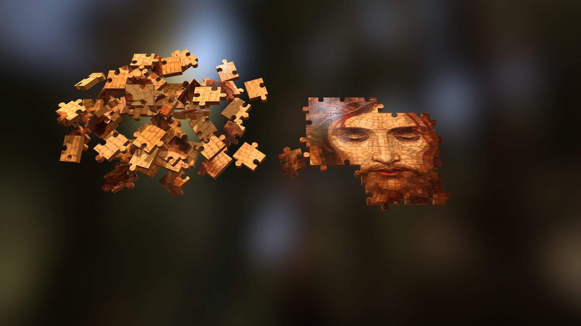 3ds max hight poly model
80 pieces
unwrapped - Jesus Puzzle - Buy Royalty Free 3D model by pinotoon 3d model