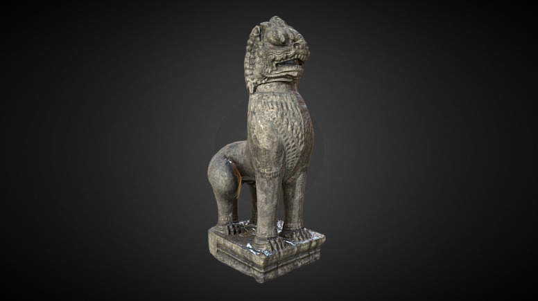 Published by 3ds Max - Temple Guardian - Download Free 3D model by Francesco Coldesina (@topfrank2013) 3d model
