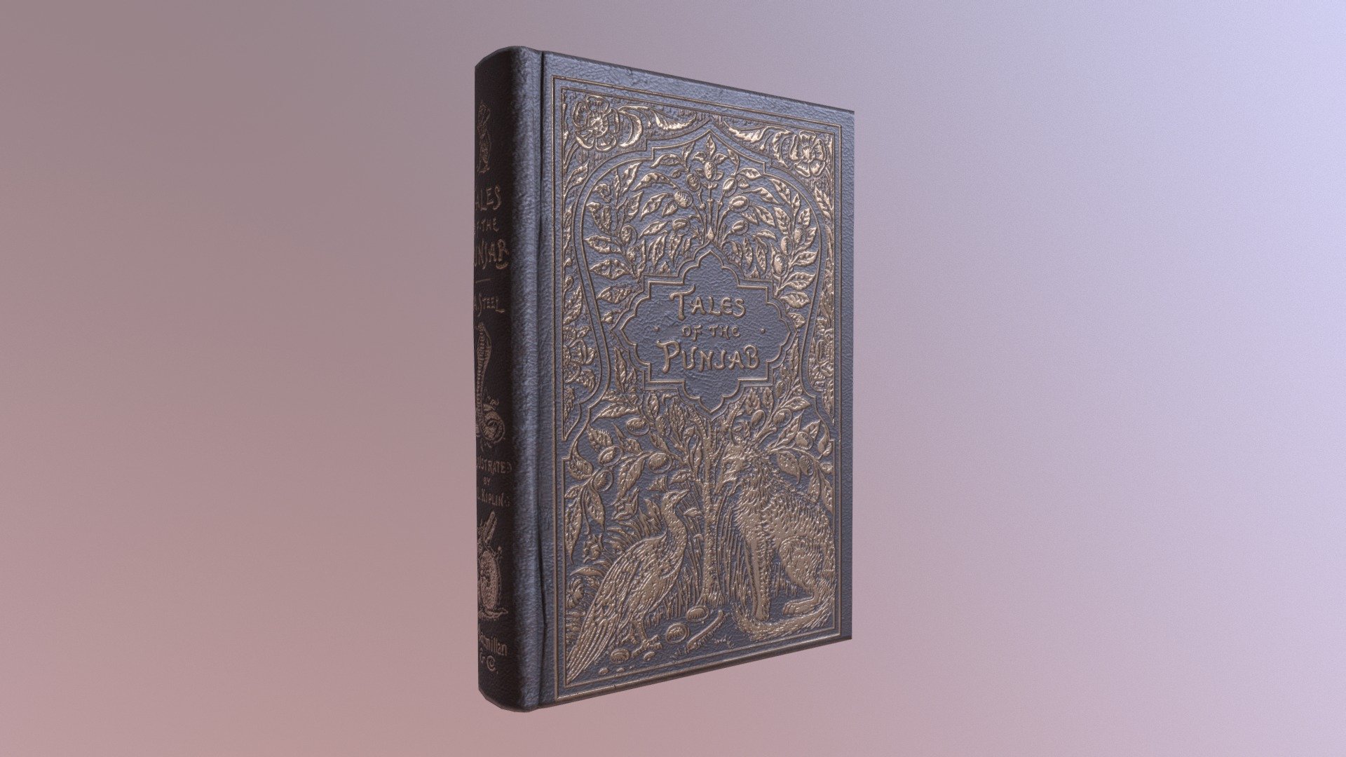 An old book. Set in Victorian england, this asset was created for an upcoming point and click student adventure game 3d model