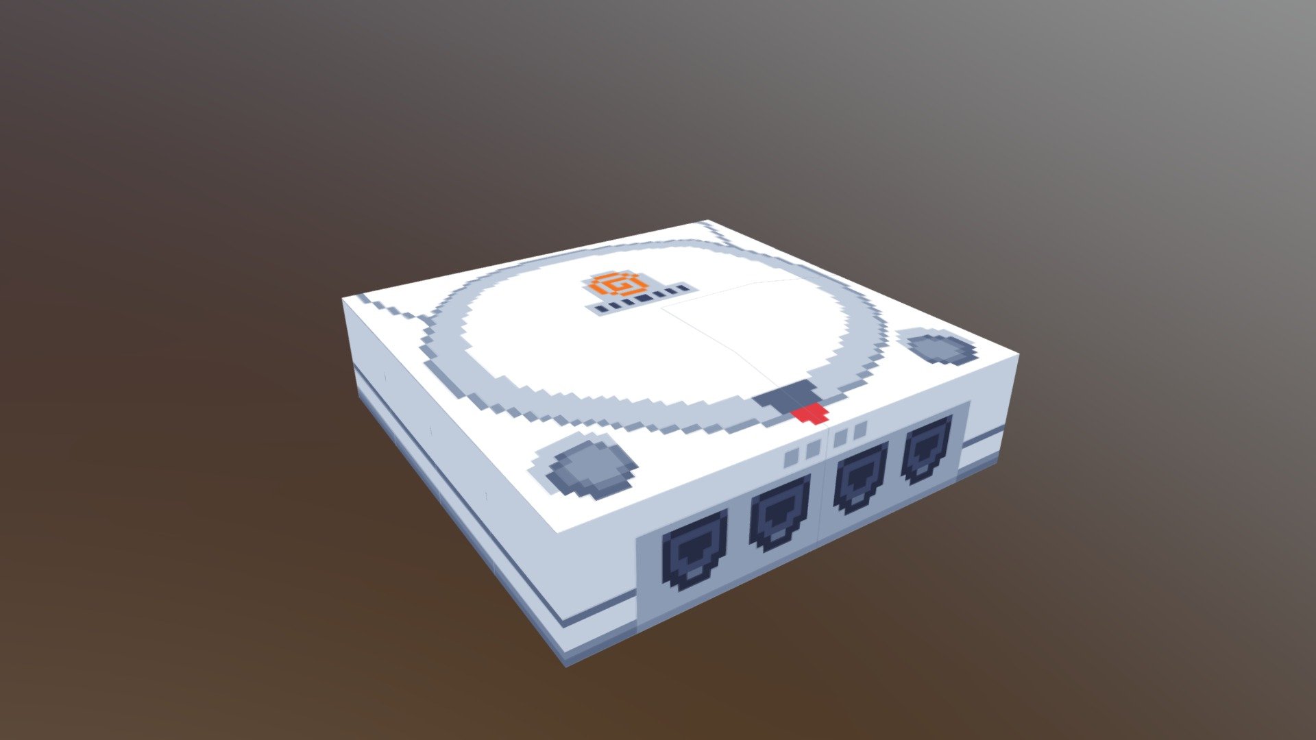 To celebrate the dreamcast's 20th Anniversary here's a lowpoly version done using blender and sprytile c: - Dreamcast - 3D model by Metarupx 3d model
