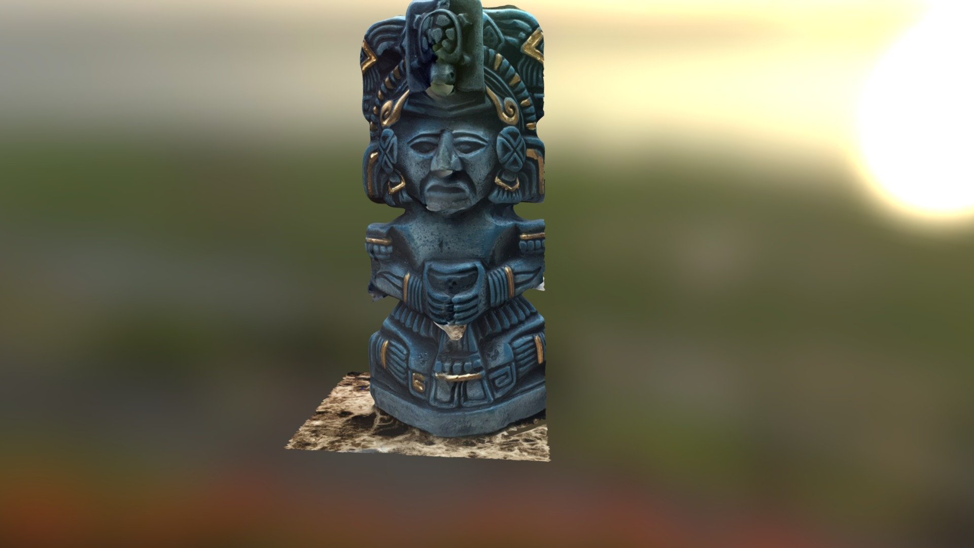 Get the Trnio app at www.trnio.com - Mayan Scan - 3D model by Egonzo (@bones) 3d model