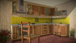 Italian Kitchen furniture, kitchen, wood