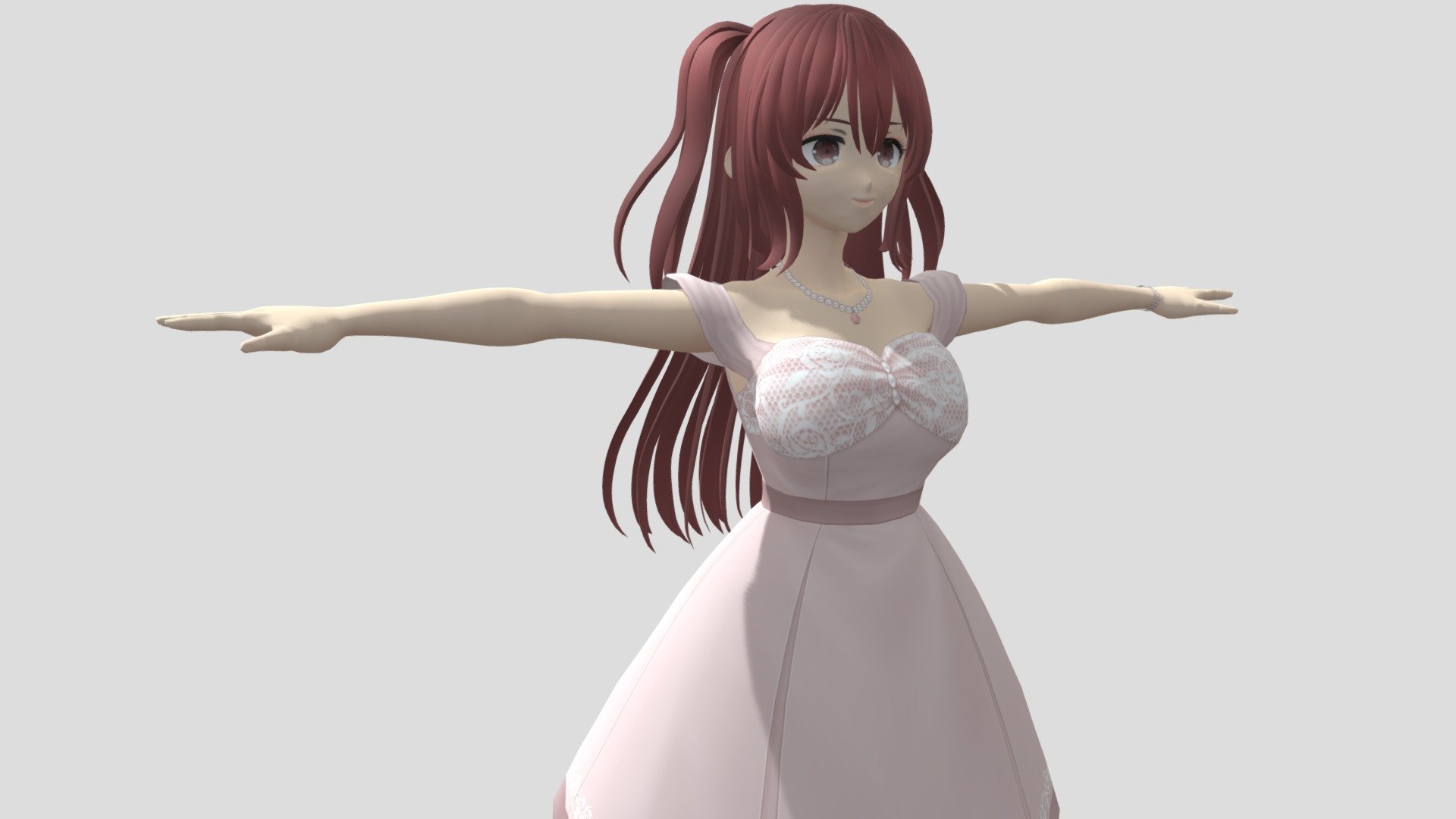Model preview



This character model belongs to Japanese anime style, all models has been converted into fbx file using blender, users can add their favorite animations on mixamo website, then apply to unity versions above 2019



Character : Bride

Verts:28884

Tris:41788

Fifteen / Fifteen textures for the character



This package contains VRM files, which can make the character module more refined, please refer to the manual for details



▶Commercial use allowed

▶Forbid secondary sales



Welcome add my website to credit :

Sketchfab

Pixiv

VRoidHub
 - 【Anime Character】Bride (V1/Unity 3D) - Buy Royalty Free 3D model by 3D動漫風角色屋 / 3D Anime Character Store (@alex94i60) 3d model