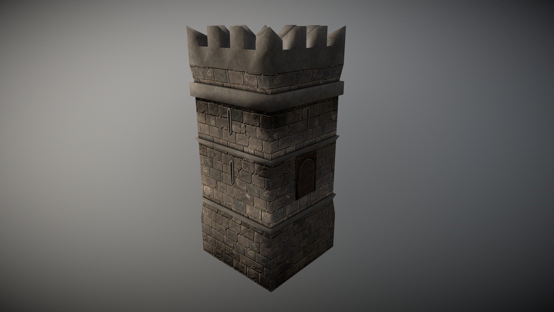 Hello I bring you on this occasion a model of a medieval tower modeled in blender and textured in substance painter, if you have any advice or criticism that you can give me it will be well received 3d model