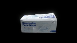 Face mask box 