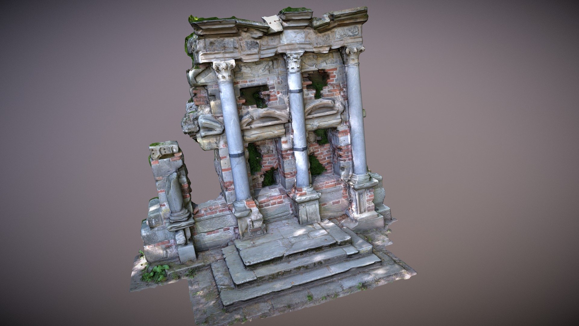 A small ruin photographed on a local castle ground.


8k Texture
Made with photoscan
Retopology with Instant Meshes
MidPoly
 - Small ruin from castle ground - 3D model by toxiccrack 3d model