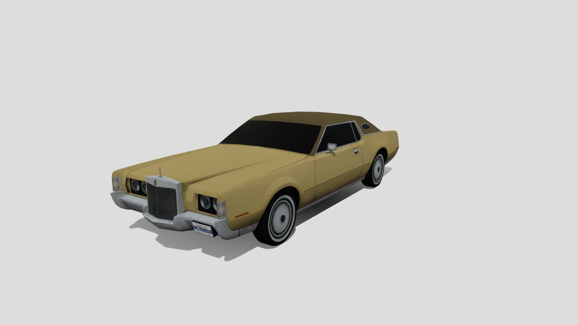 1972 Lincoln Continenal Mark IV by VeesGuy

Tris: 4577
Texture: 1024x1024 - 1972 Lincoln Continenal Mark IV - 3D model by VeesGuy 3d model